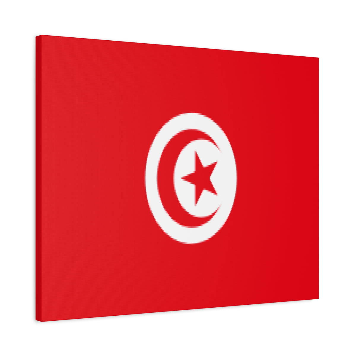 Tunisia Country Flag Canvas Vibrant Wall Art Unframed Home Decor-Express Your Love Gifts