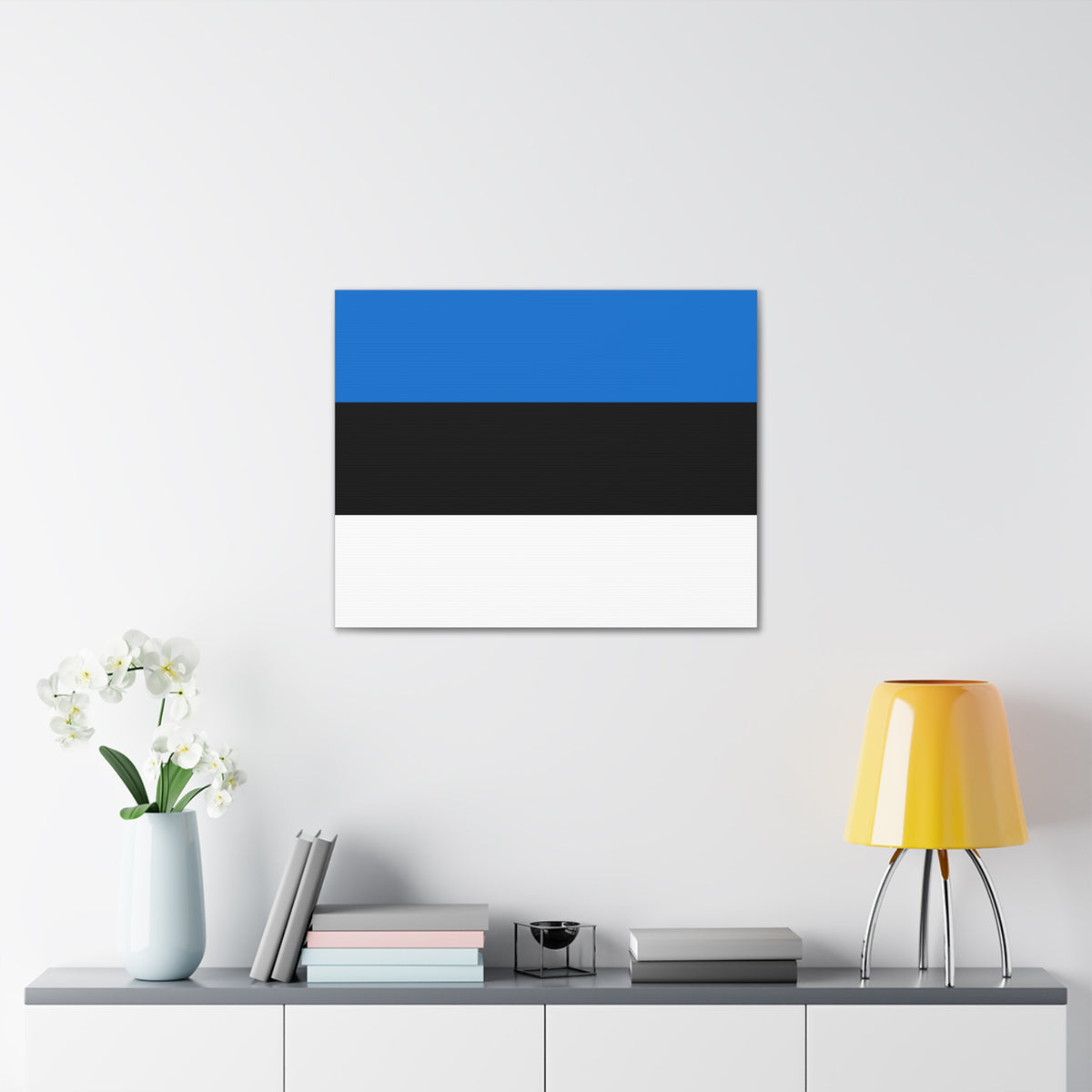 Estonia Country Flag Canvas Vibrant Wall Art Unframed Home Decor-Express Your Love Gifts