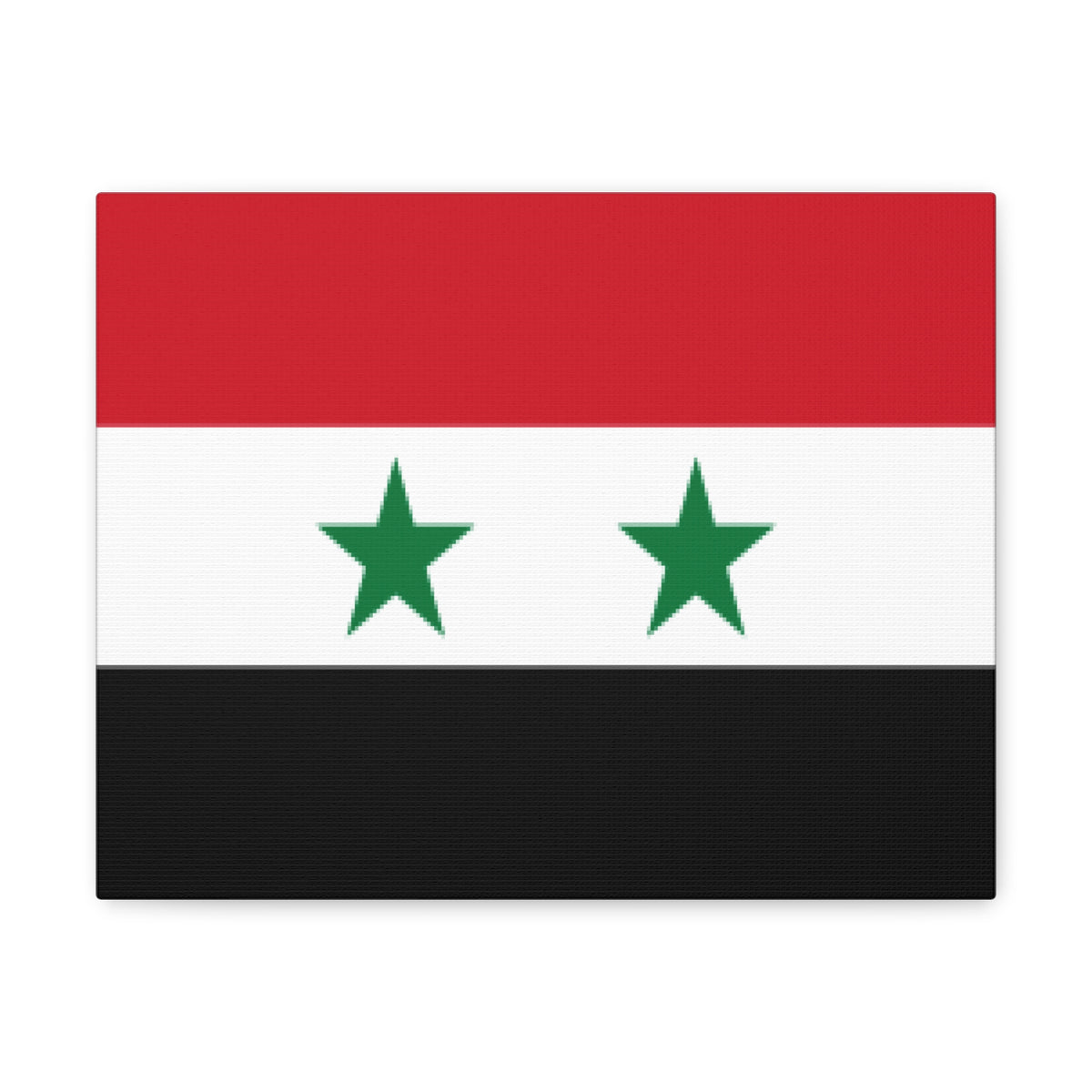 Syria Country Flag Canvas Vibrant Wall Art Unframed Home Decor-Express Your Love Gifts