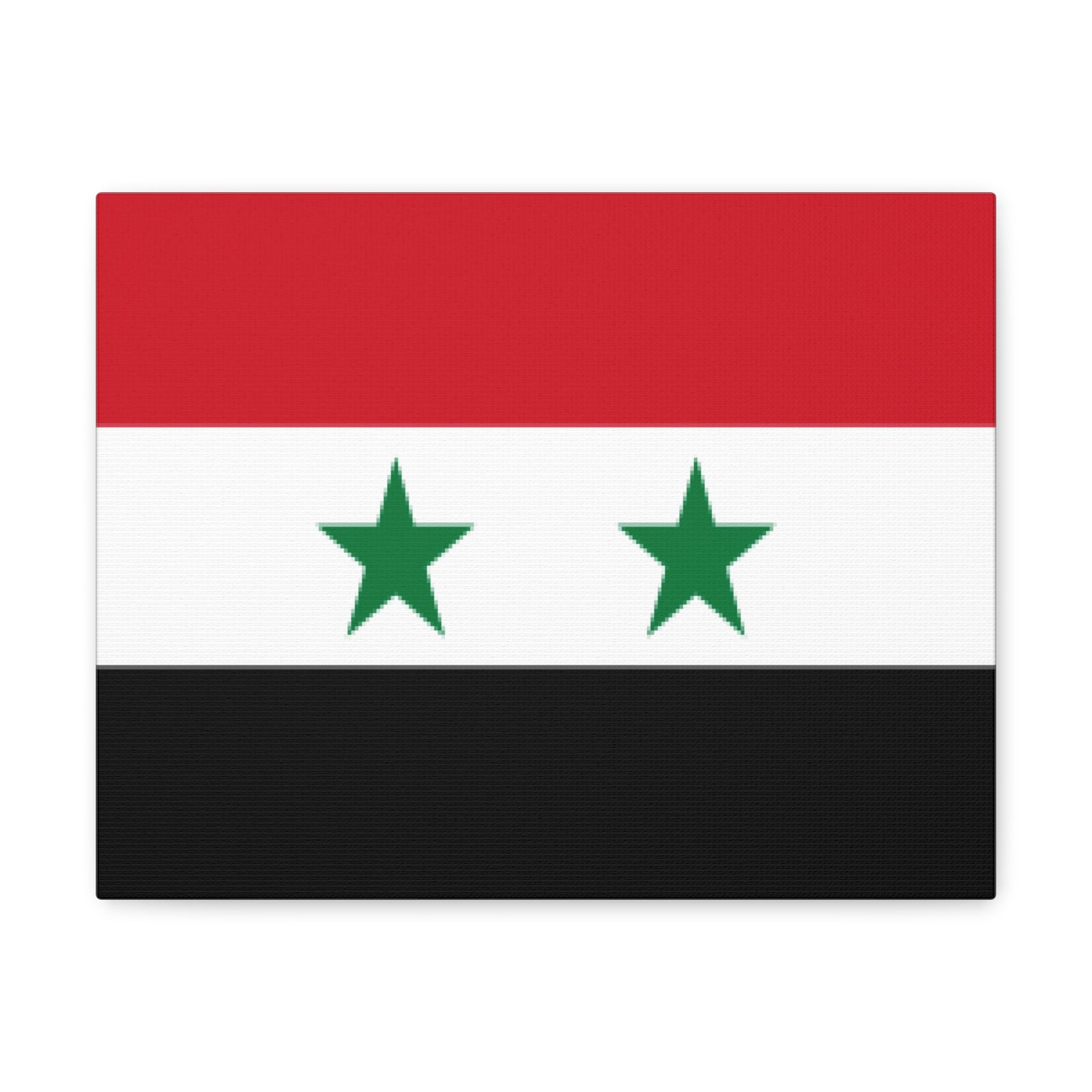 Syria Country Flag Canvas Vibrant Wall Art Unframed Home Decor-Express Your Love Gifts