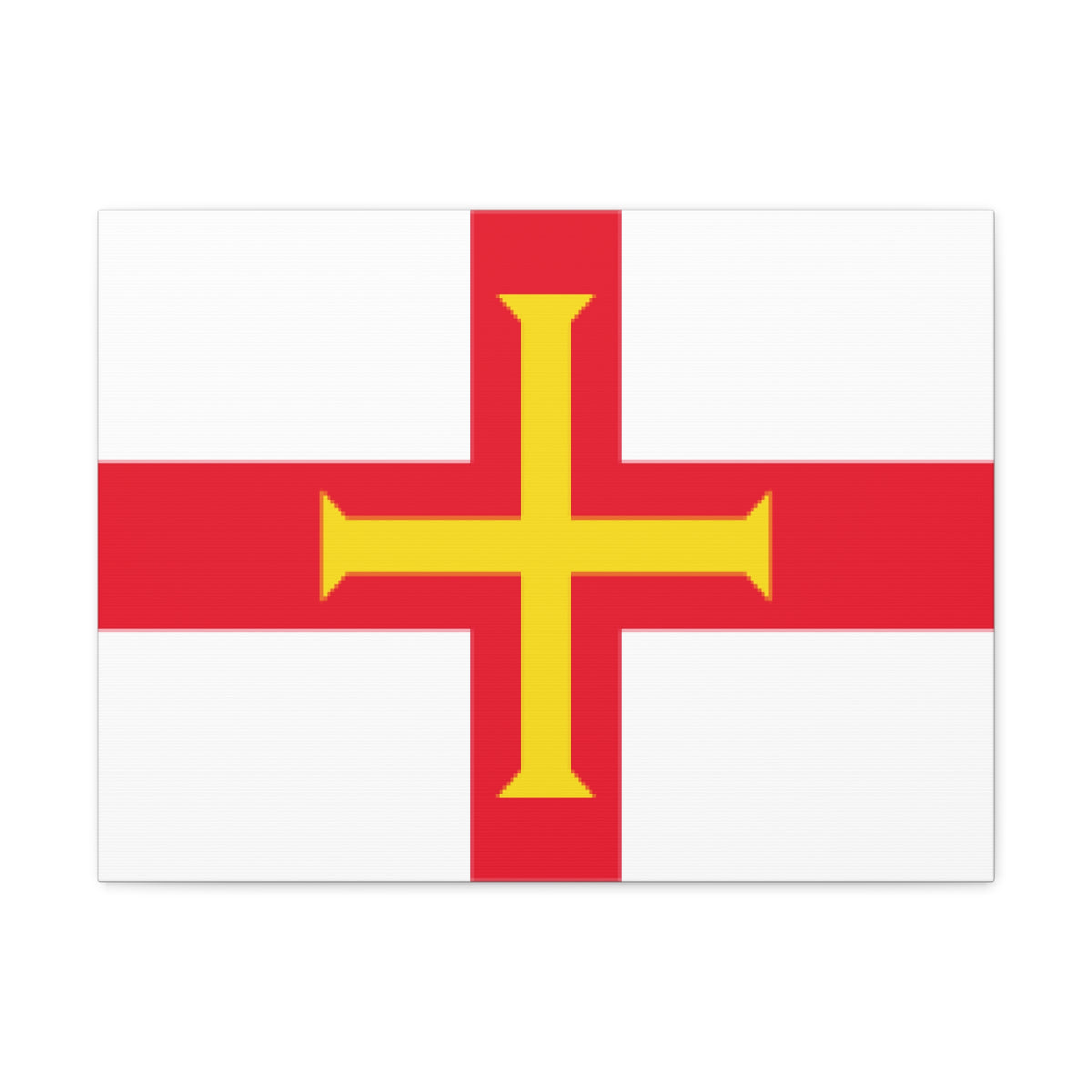 Guernsey Country Flag Canvas Vibrant Wall Art Unframed Home Decor-Express Your Love Gifts