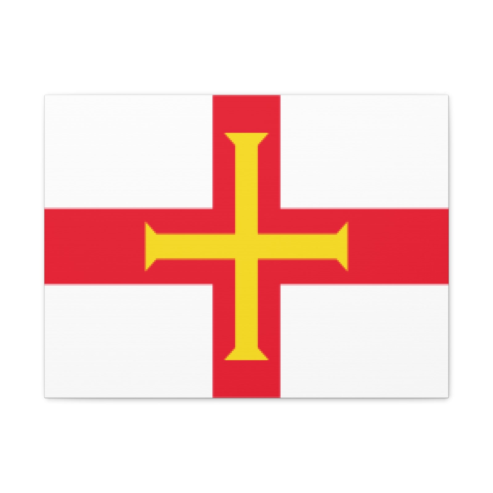 Guernsey Country Flag Canvas Vibrant Wall Art Unframed Home Decor-Express Your Love Gifts