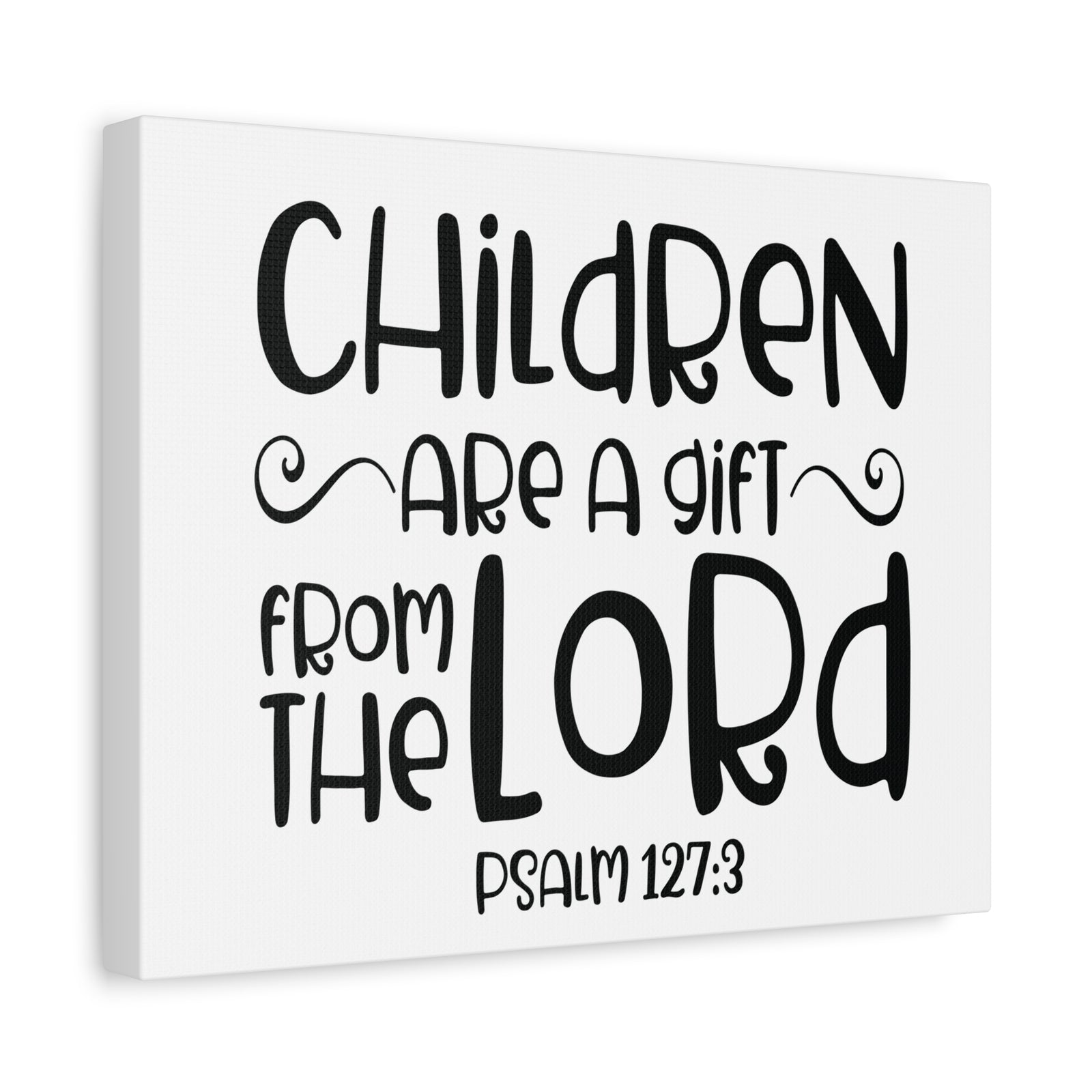 Scripture Canvas From The Lord Psalm 127:3 Christian Wall Art Bible Verse Print Ready to Hang-Express Your Love Gifts