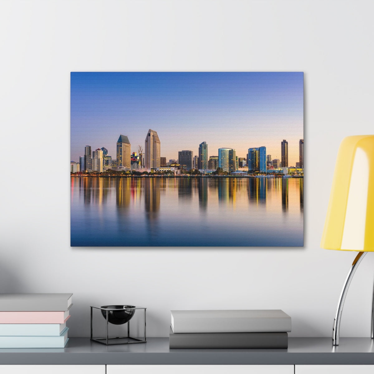 San Diego Daytime Skyline Canvas Artwork High-Quality Breathtaking Stunning Cityscape for Home Decor Ready to Hang-Express Your Love Gifts