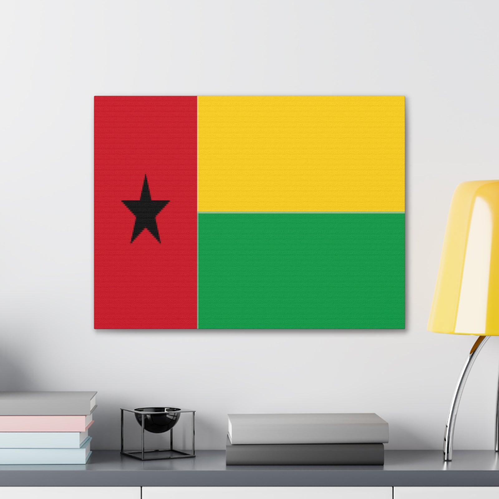 Guinea-Bissau Country Flag Canvas Vibrant Wall Art Unframed Home Decor-Express Your Love Gifts