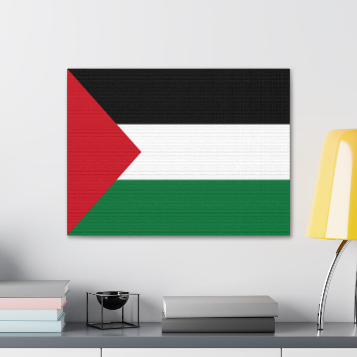 Palestine Country Flag Canvas Vibrant Wall Art Unframed Home Decor-Express Your Love Gifts