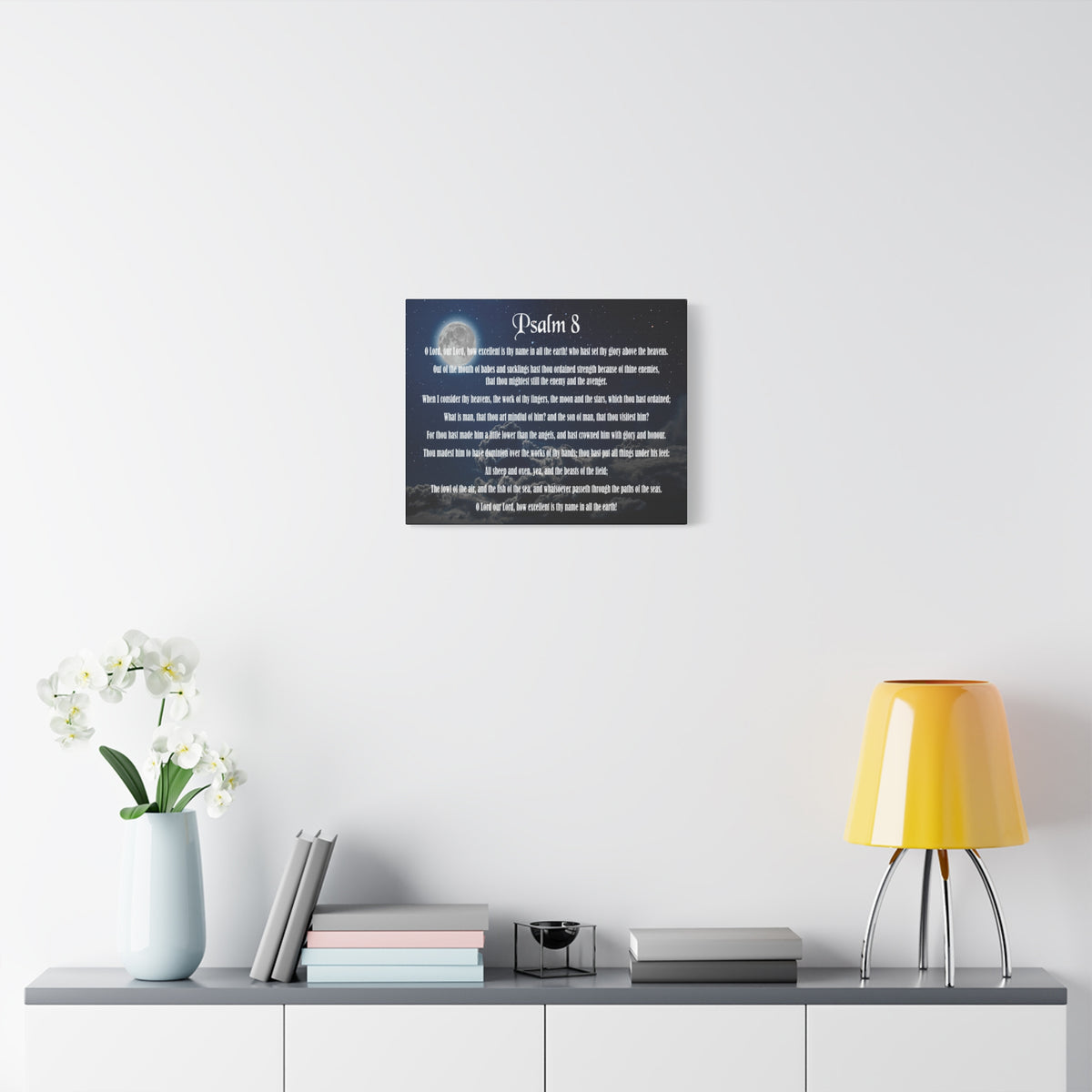 Scripture Walls Surrounded By Your Glory Psalm 8:1 Christian Wall Art Bible Verse Print Ready to Hang-Express Your Love Gifts