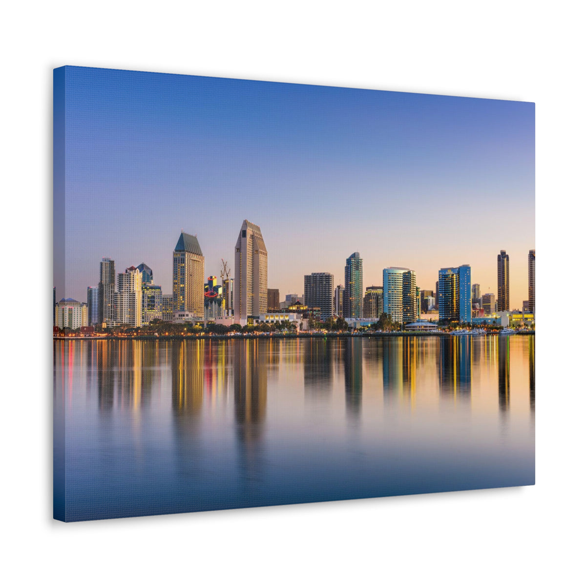 San Diego Daytime Skyline Canvas Artwork High-Quality Breathtaking Stunning Cityscape for Home Decor Ready to Hang-Express Your Love Gifts