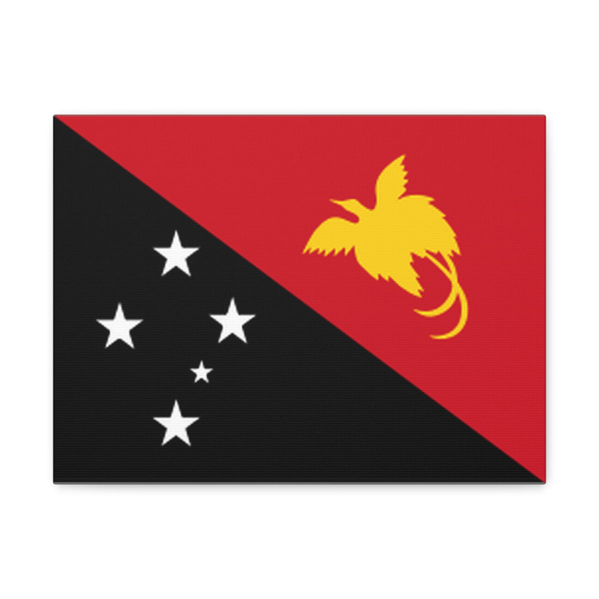 Papua New Guinea Country Flag Canvas Vibrant Wall Art Unframed Home Decor-Express Your Love Gifts
