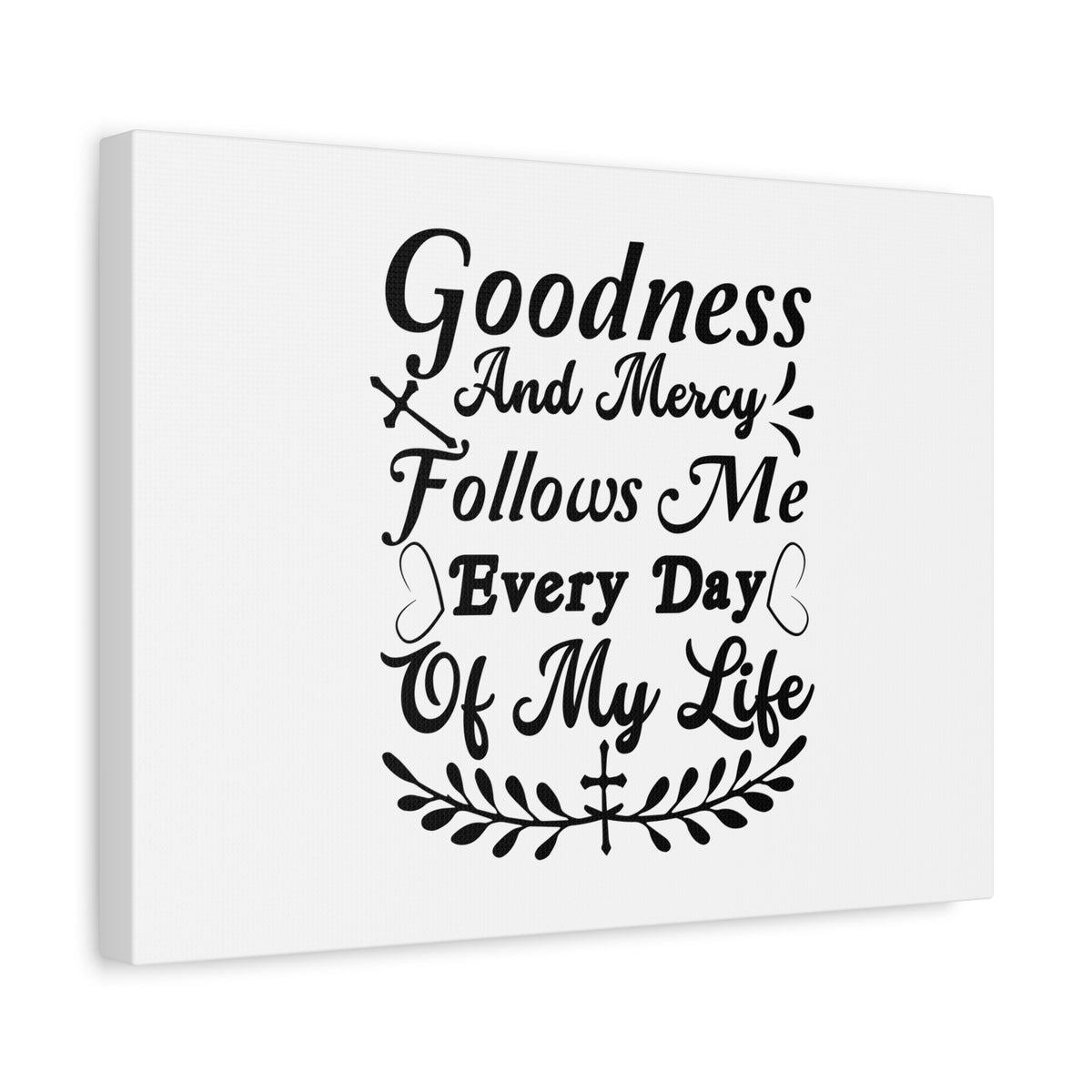 Scripture Canvas Everyday Of My Life Psalm 121:7-8 Laurel White Christian Wall Art Bible Verse Print Ready to Hang-Express Your Love Gifts
