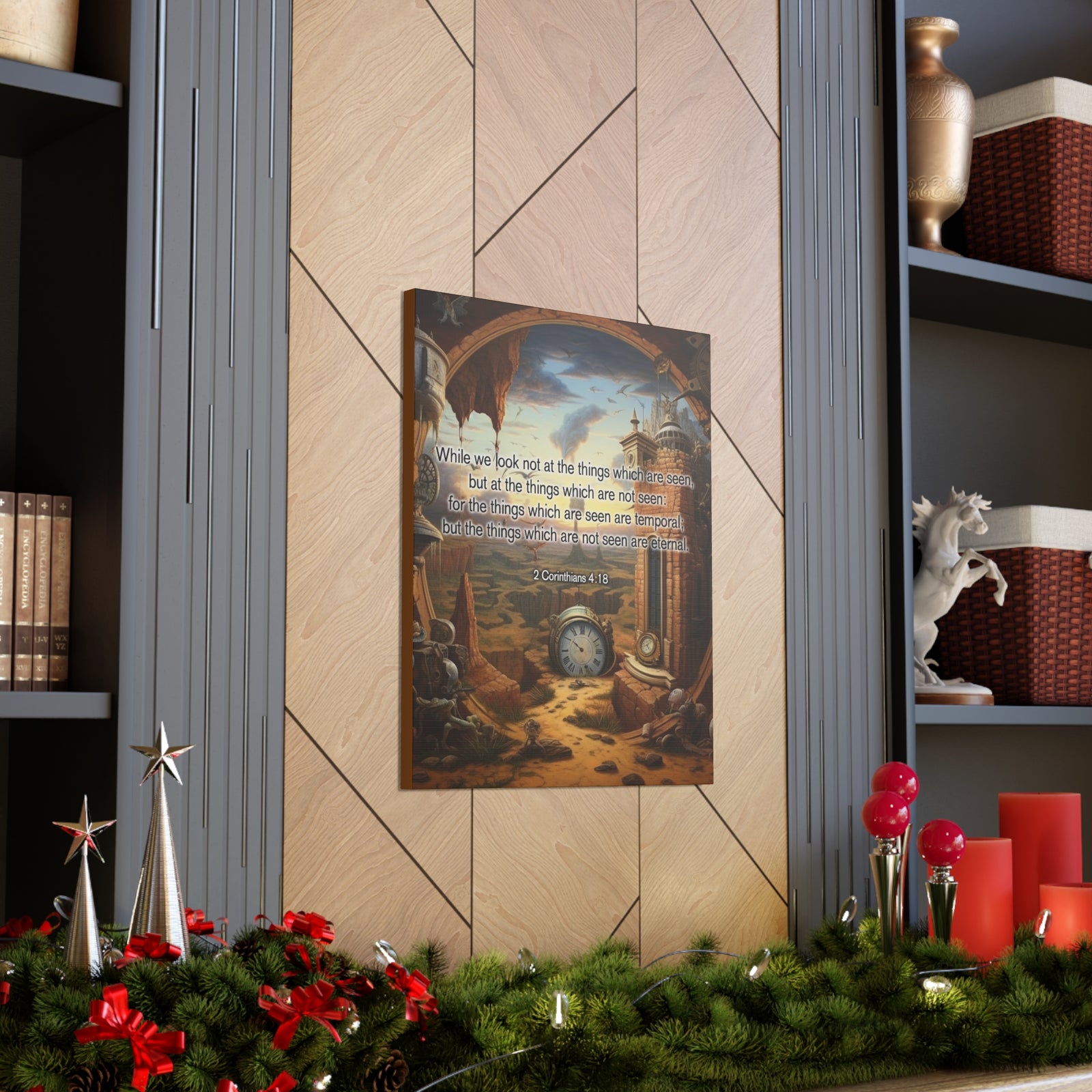 Scripture Walls Temporal 2 Corinthians 4:18 Christian Wall Art Print Ready to Hang Unframed-Express Your Love Gifts