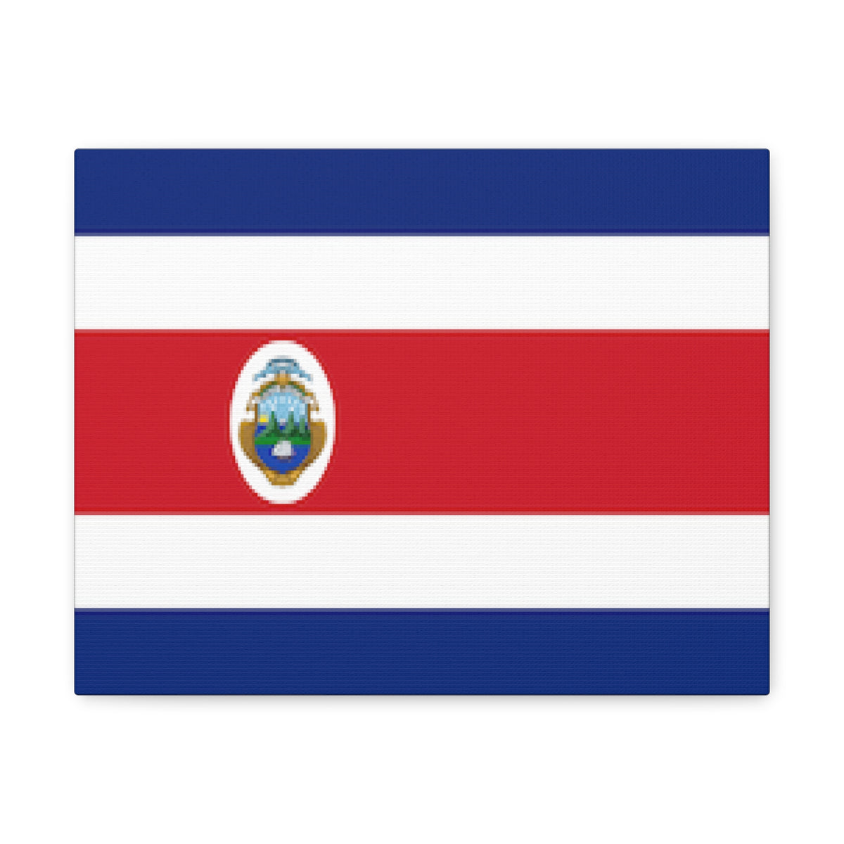 Costa Rica Country Flag Canvas Vibrant Wall Art Unframed Home Decor-Express Your Love Gifts