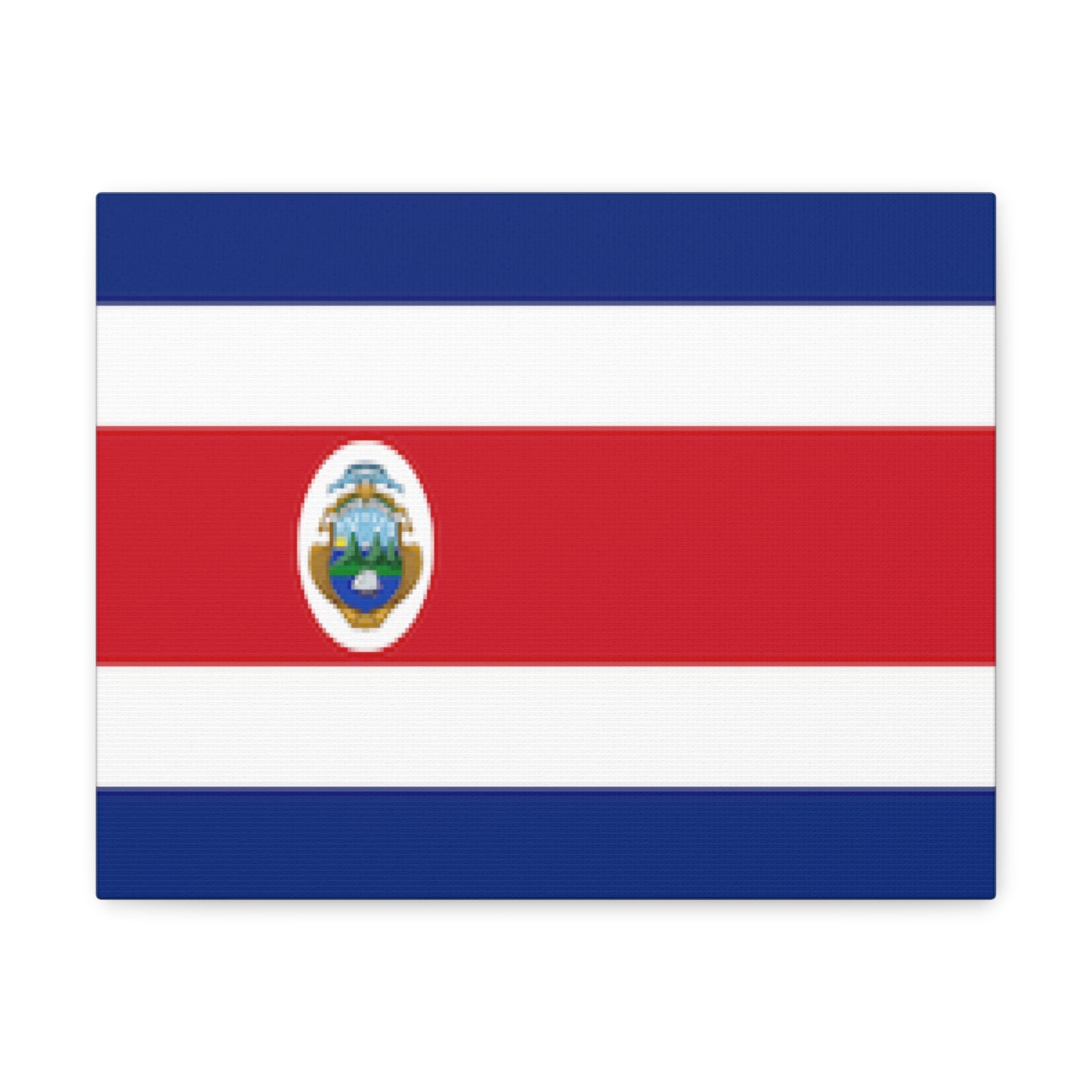 Costa Rica Country Flag Canvas Vibrant Wall Art Unframed Home Decor-Express Your Love Gifts