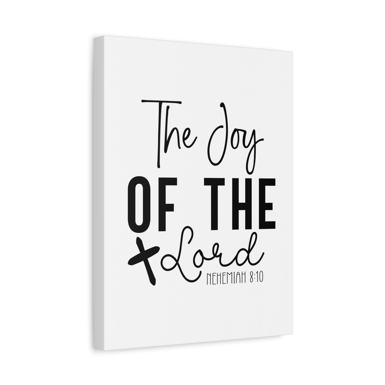 Scripture Walls Nehemiah 8:10 The Day of the Lord Bible Verse Canvas Christian Wall Art Ready to Hang Unframed-Express Your Love Gifts