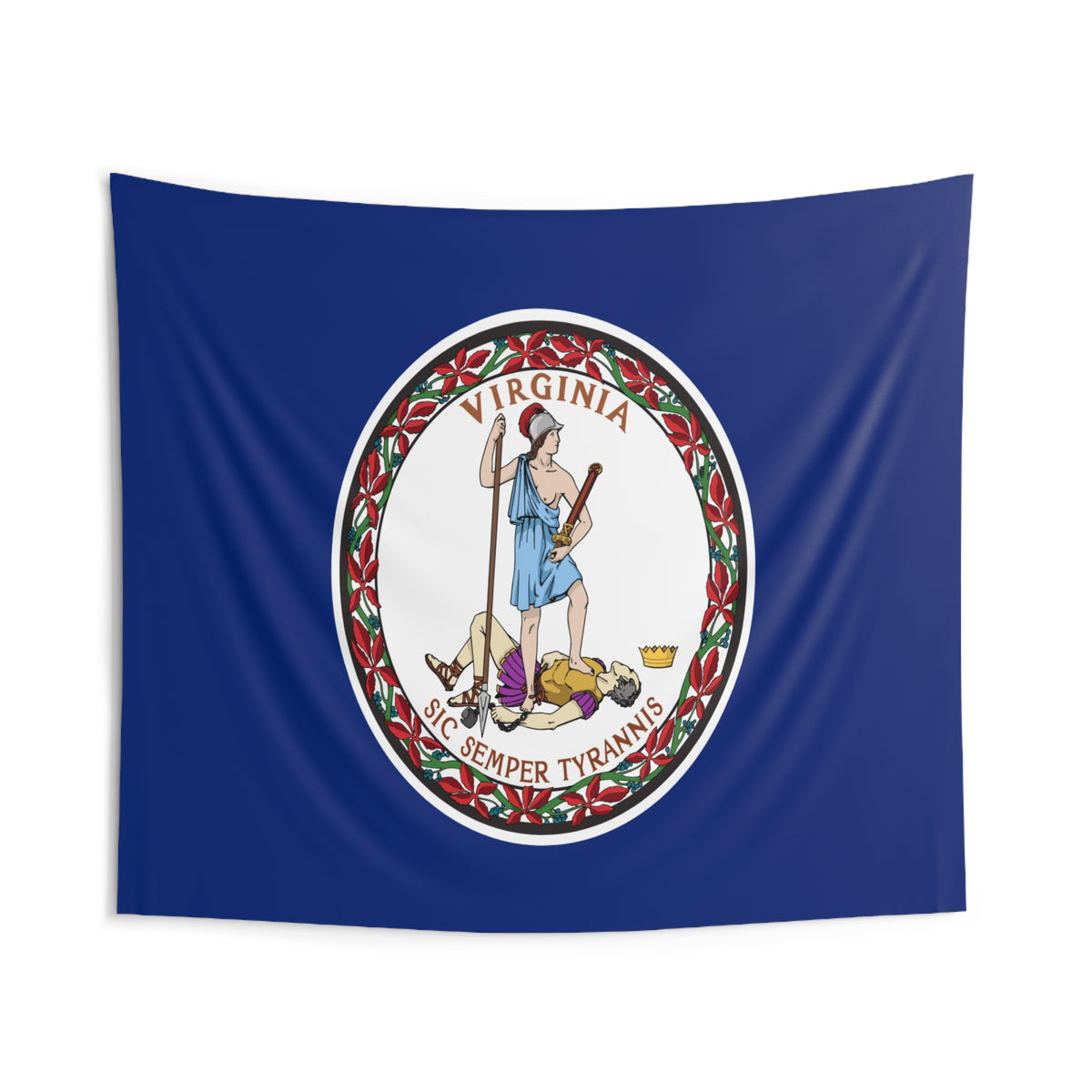 Virginia State Flag Wall Hanging Tapestry-Express Your Love Gifts
