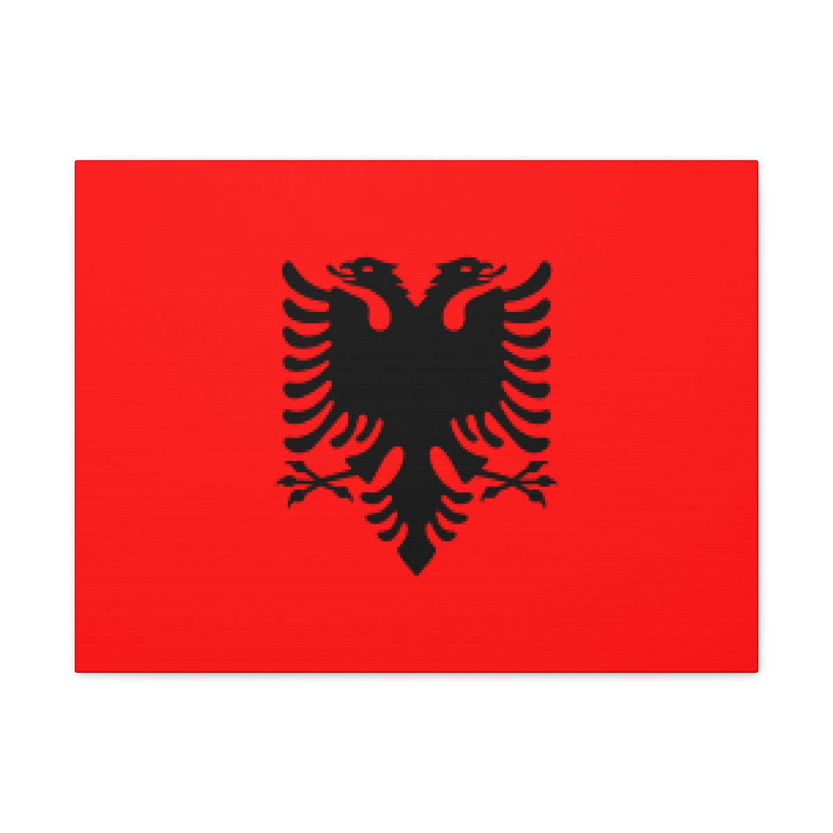 Albania Country Flag Canvas Vibrant Wall Art Unframed Home Decor-Express Your Love Gifts