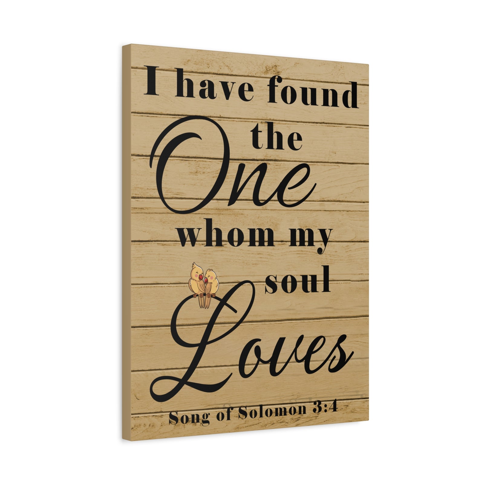 Scripture Walls Song of Solomon 3:4 Wood Christian Wall Art Print Ready to Hang Unframed-Express Your Love Gifts