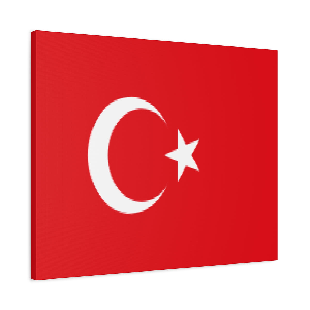 Turkey Country Flag Canvas Vibrant Wall Art Unframed Home Decor-Express Your Love Gifts