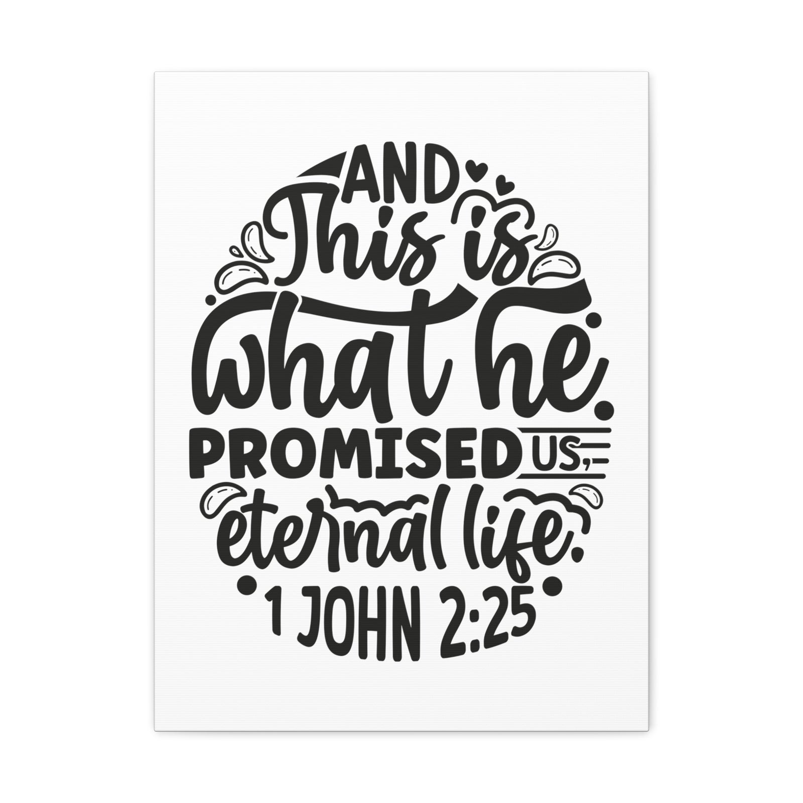 Scripture Walls Joshua 24:15 Serve The Lord Bible Verse Canvas Christian Wall Art Ready to Hang Unframed-Express Your Love Gifts