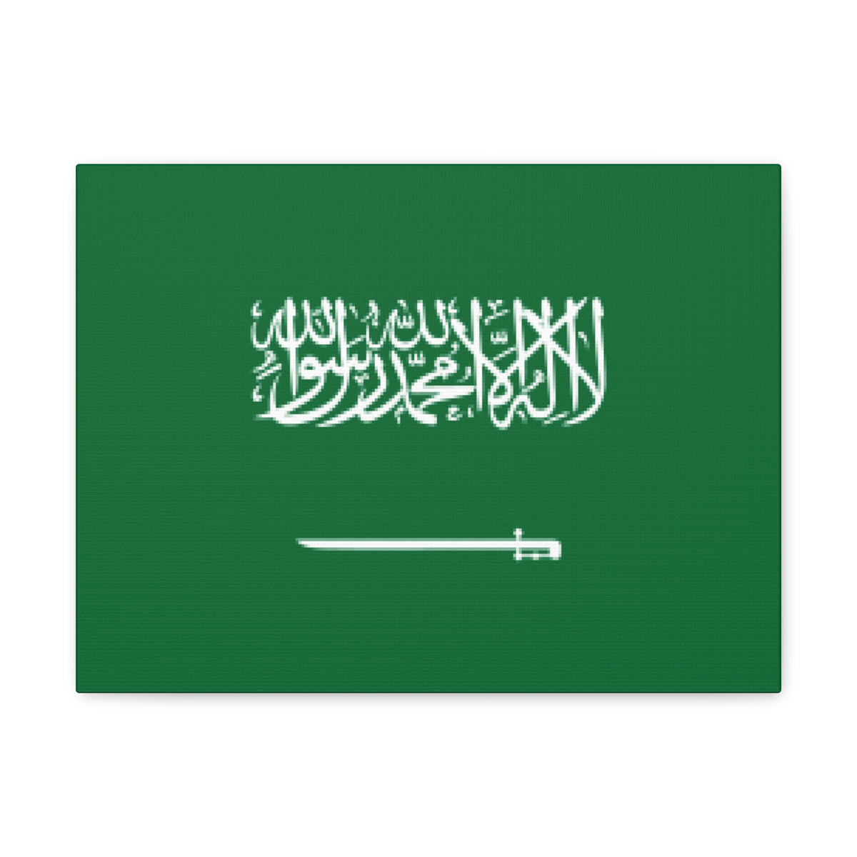 Saudi Arabia Country Flag Canvas Vibrant Wall Art Unframed Home Decor-Express Your Love Gifts