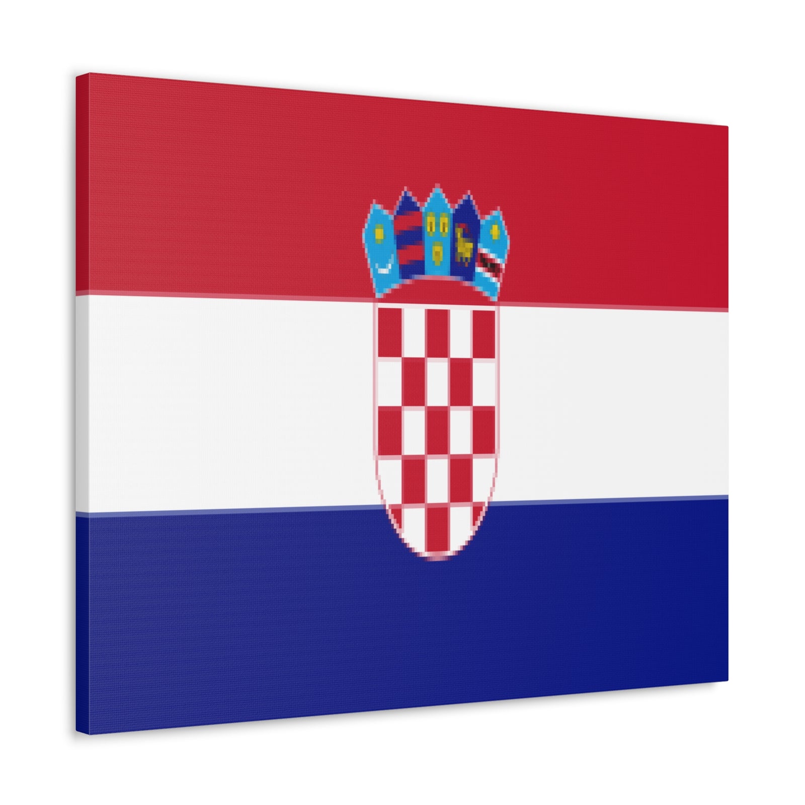 Croatia Country Flag Canvas Vibrant Wall Art Unframed Home Decor-Express Your Love Gifts