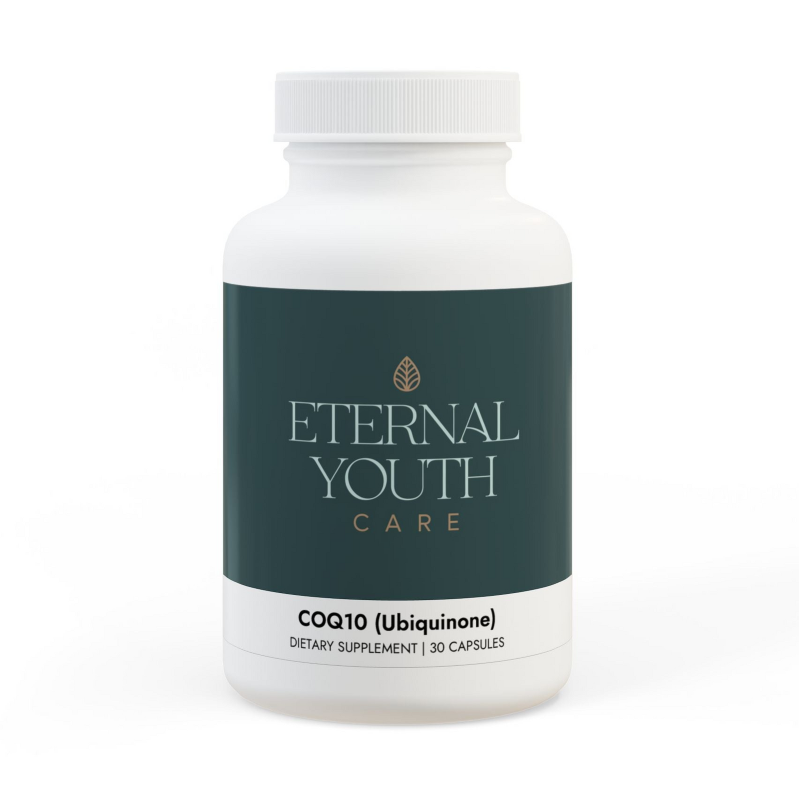 Eternal Youth CoQ10 (Ubiquinone) Supplement – Antioxidant & Energy Support Non-GMO, Vegan (30 Capsules)-Express Your Love Gifts