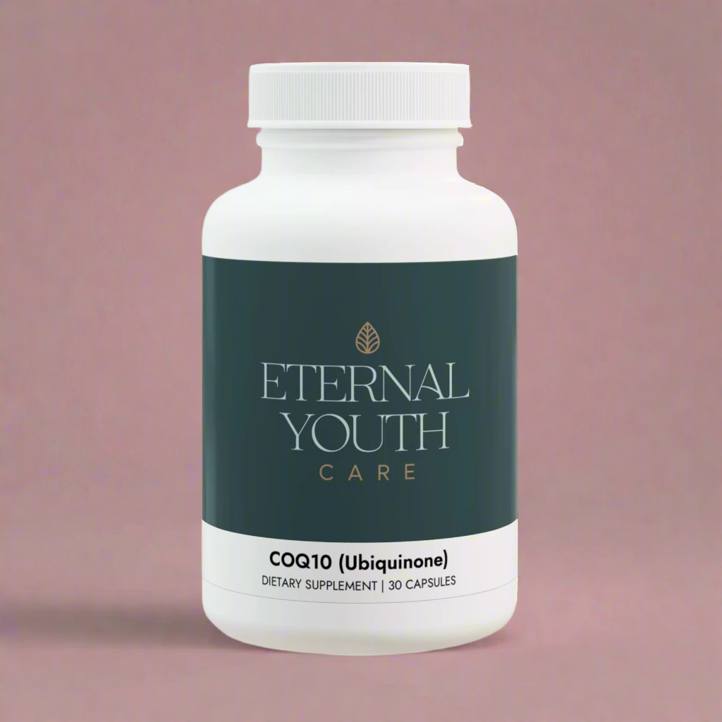 Eternal Youth CoQ10 (Ubiquinone) Supplement – Antioxidant & Energy Support Non-GMO, Vegan (30 Capsules)-Express Your Love Gifts