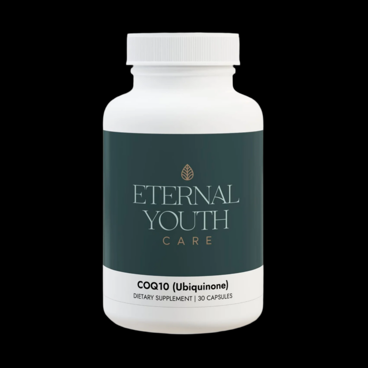 Eternal Youth CoQ10 (Ubiquinone) Supplement – Antioxidant & Energy Support Non-GMO, Vegan (30 Capsules)-Express Your Love Gifts