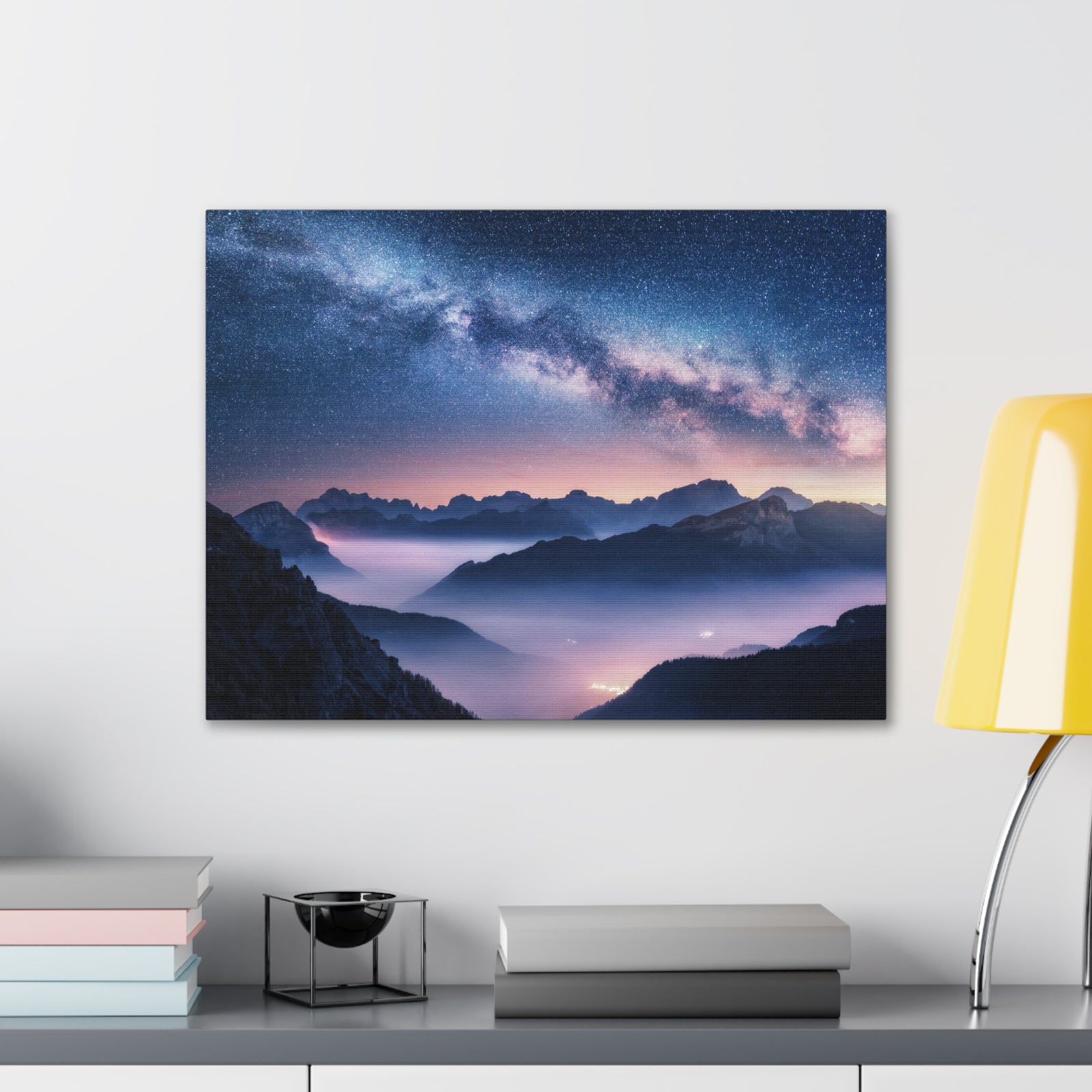 Nature Wilderness Night Sky Photography Canvas Wall Art for Home Decor Ready-to-Hang-Express Your Love Gifts