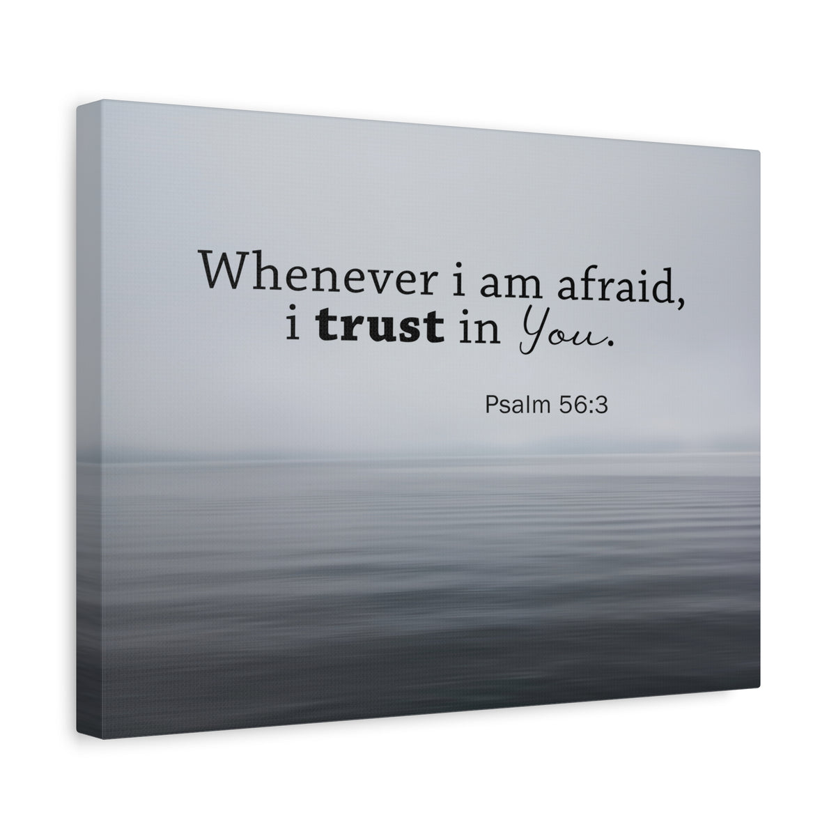 Scripture Walls I Trust In You Psalm 56:3 Bible Verse Canvas Christian Wall Art Ready to Hang-Express Your Love Gifts