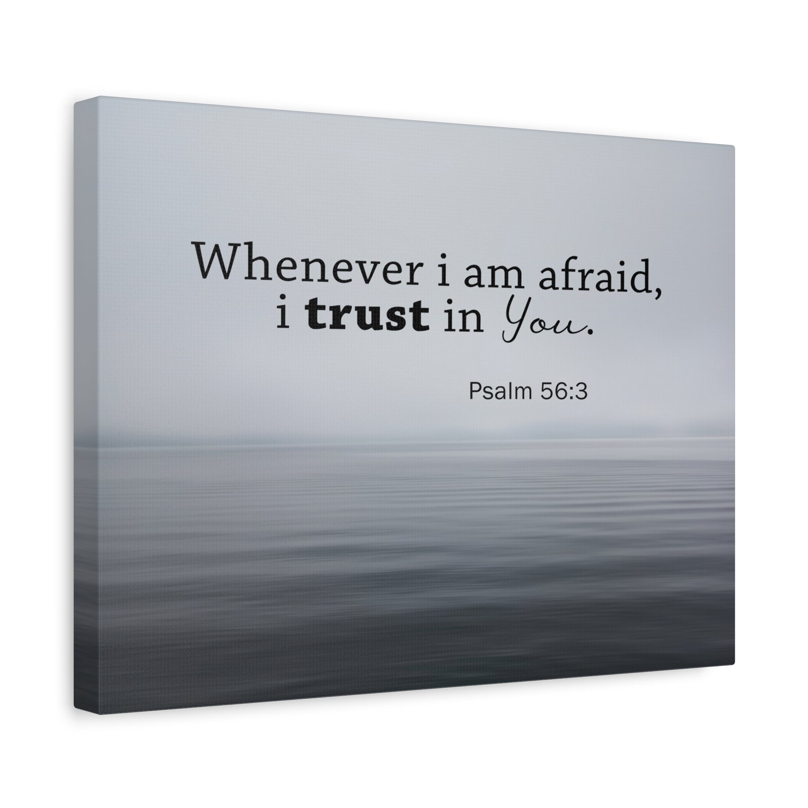 Scripture Walls I Trust In You Psalm 56:3 Bible Verse Canvas Christian Wall Art Ready to Hang-Express Your Love Gifts