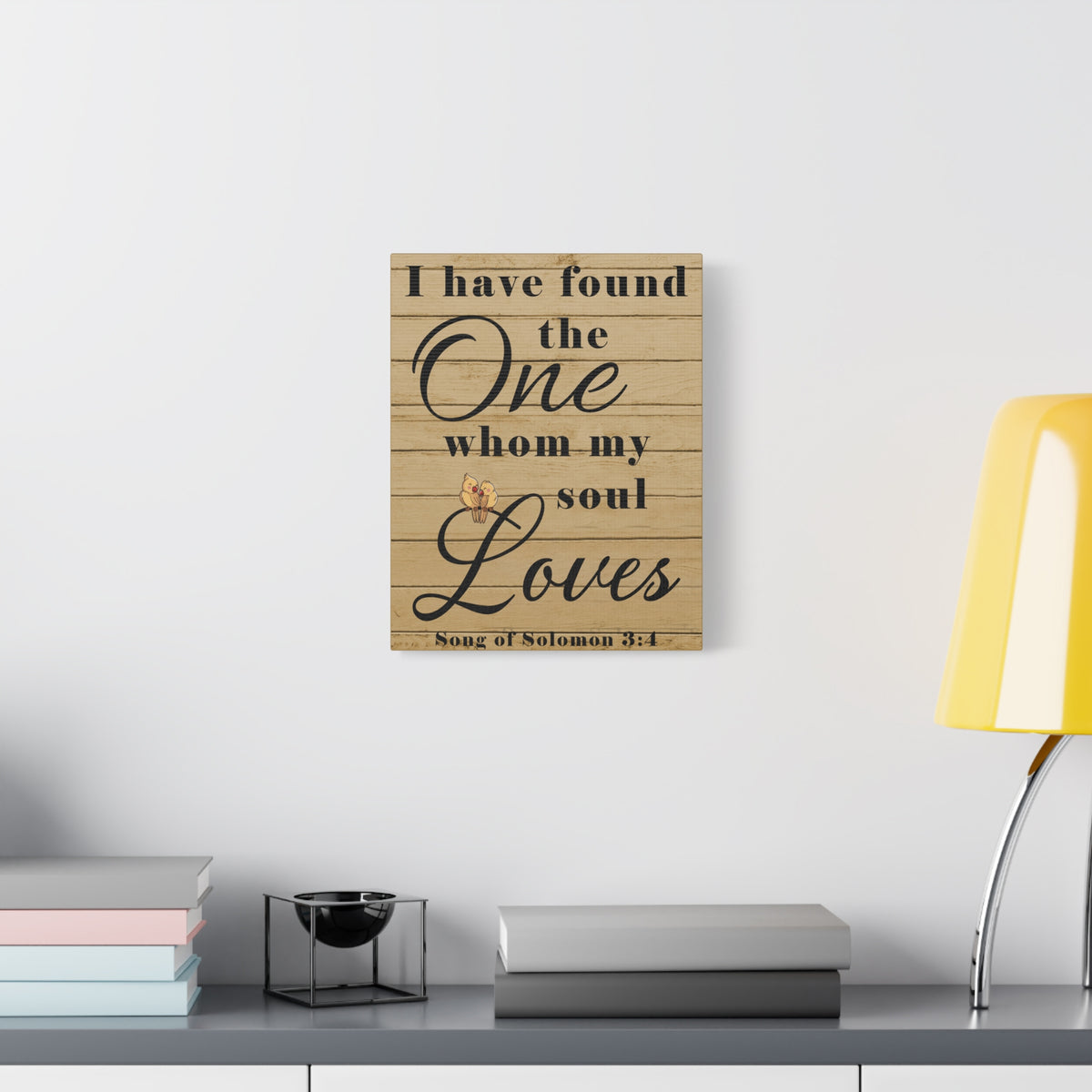 Scripture Walls Song of Solomon 3:4 Wood Christian Wall Art Print Ready to Hang Unframed-Express Your Love Gifts