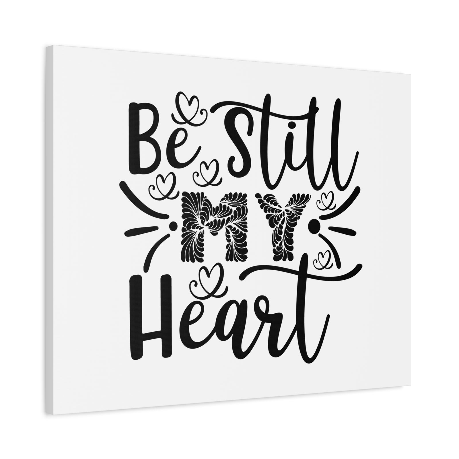 Scripture Walls Be Still My Heart Psalm 46:10 Christian Wall Art Print Ready to Hang-Express Your Love Gifts