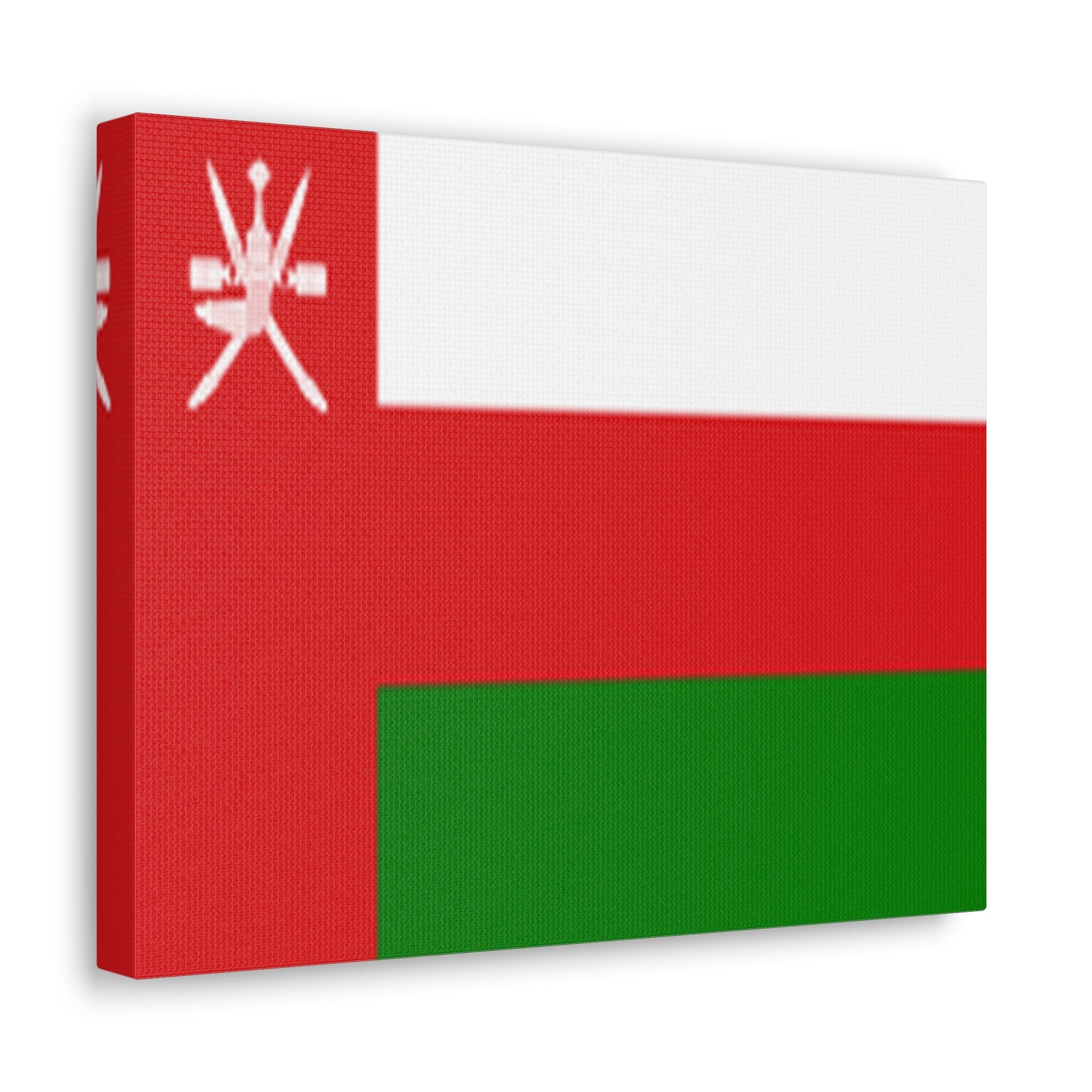 Oman Country Flag Canvas Vibrant Wall Art Unframed Home Decor-Express Your Love Gifts