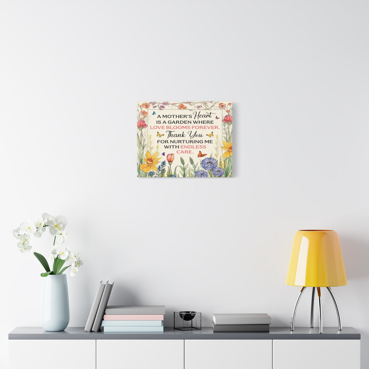 To Mom – My Nurturing Garden Canvas Wall Art-Express Your Love Gifts