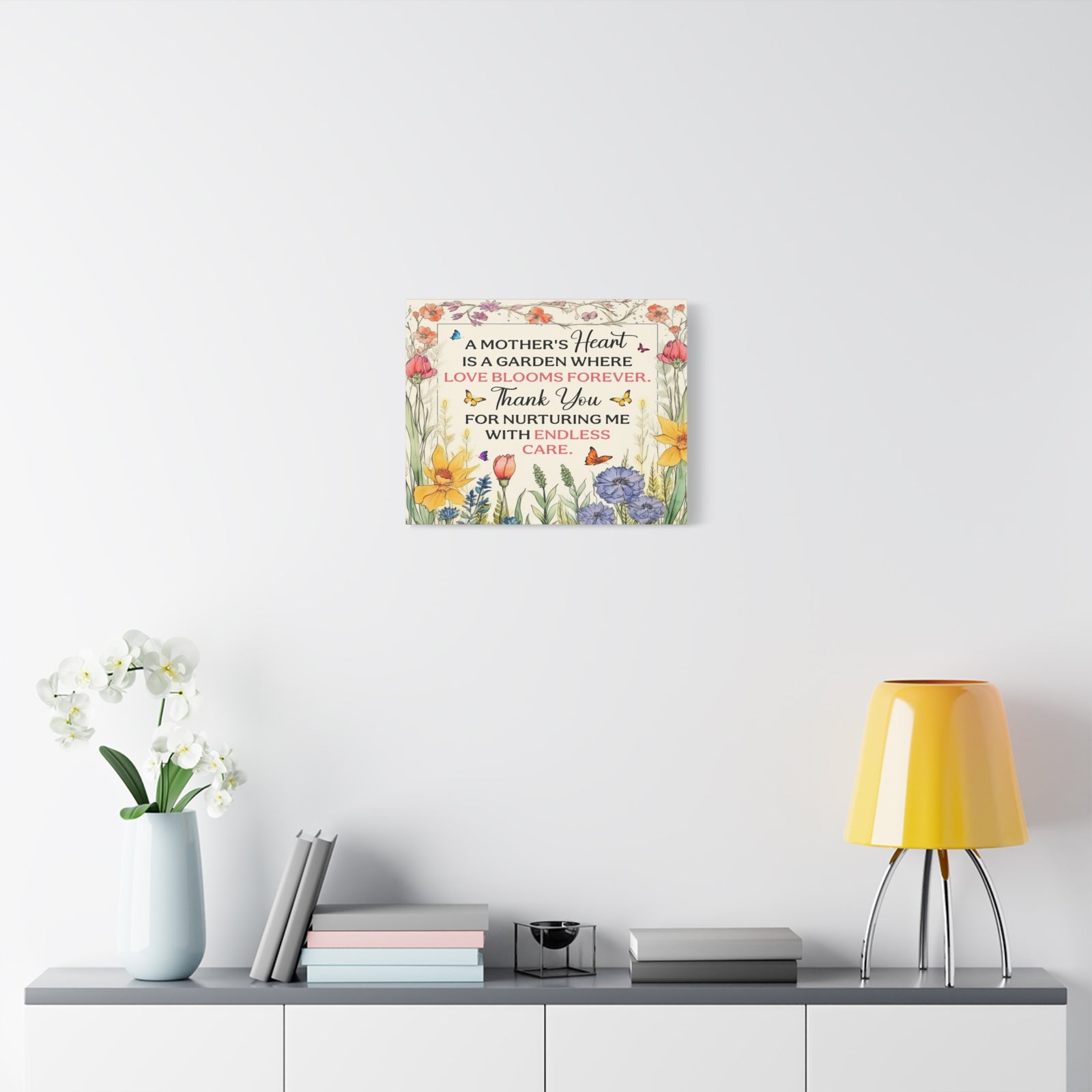 To Mom – My Nurturing Garden Canvas Wall Art-Express Your Love Gifts