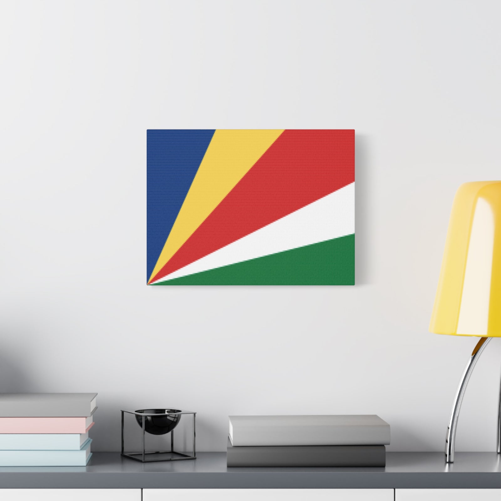 Seychelles Country Flag Canvas Vibrant Wall Art Unframed Home Decor-Express Your Love Gifts