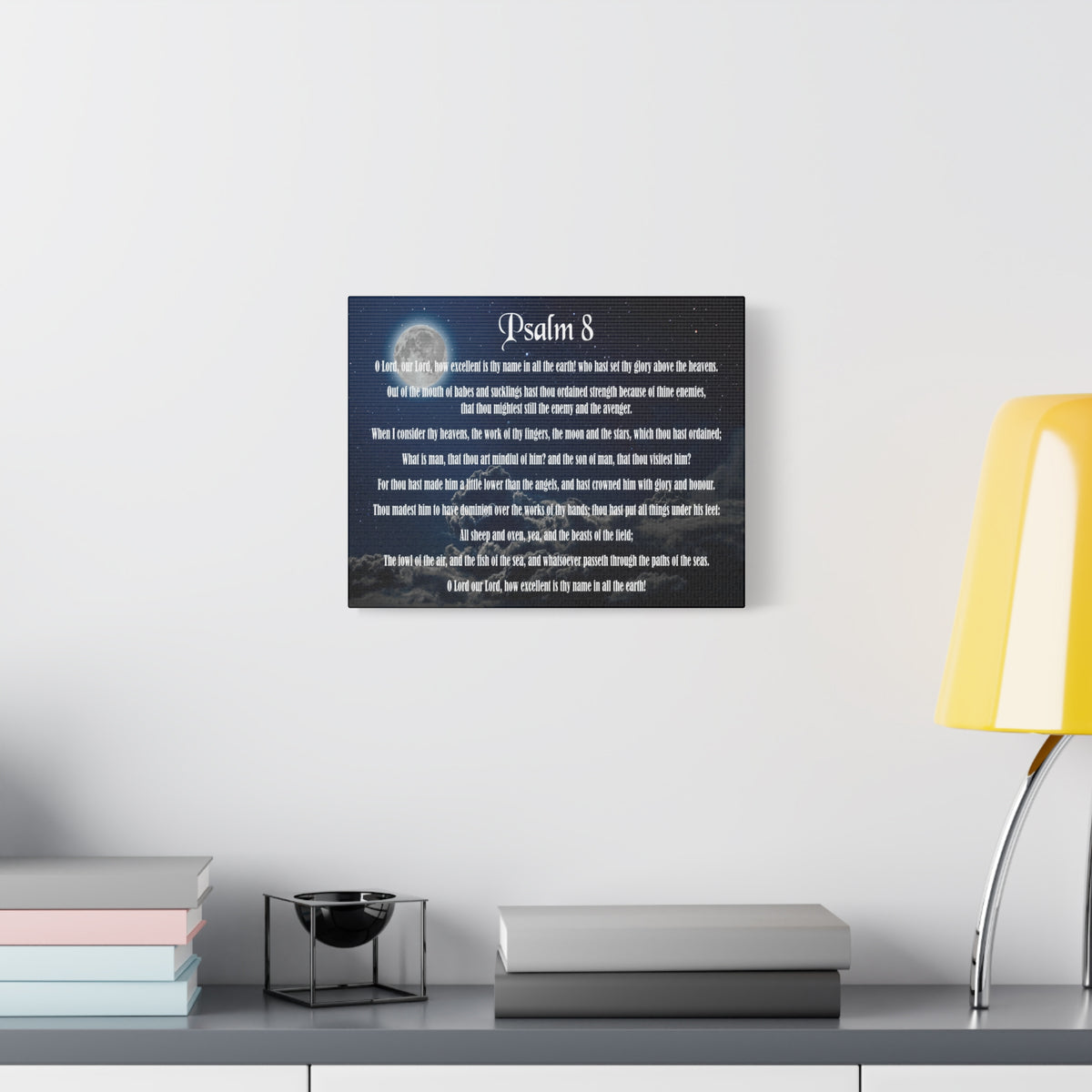Scripture Walls Surrounded By Your Glory Psalm 8:1 Christian Wall Art Bible Verse Print Ready to Hang-Express Your Love Gifts
