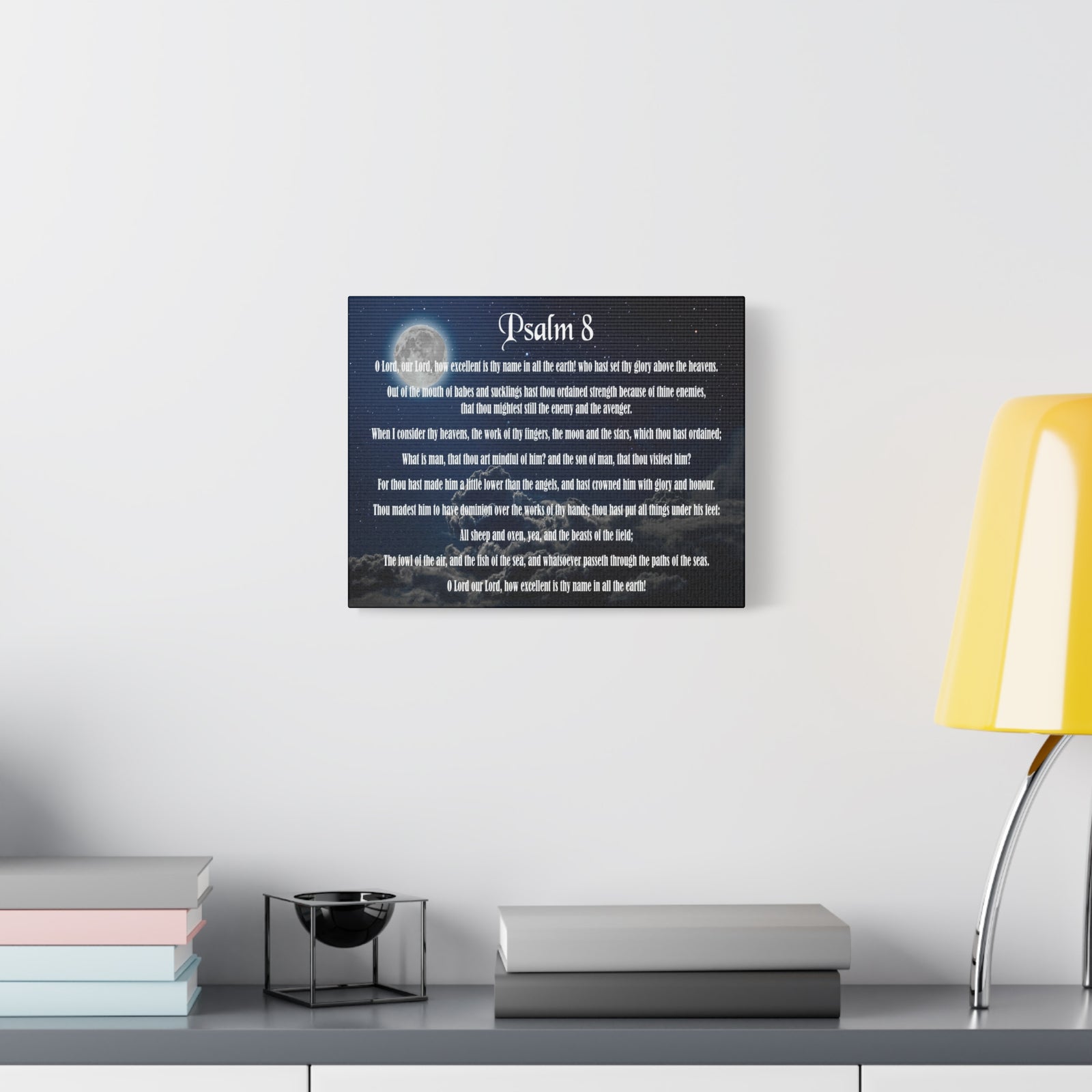 Scripture Walls Surrounded By Your Glory Psalm 8:1 Christian Wall Art Bible Verse Print Ready to Hang-Express Your Love Gifts