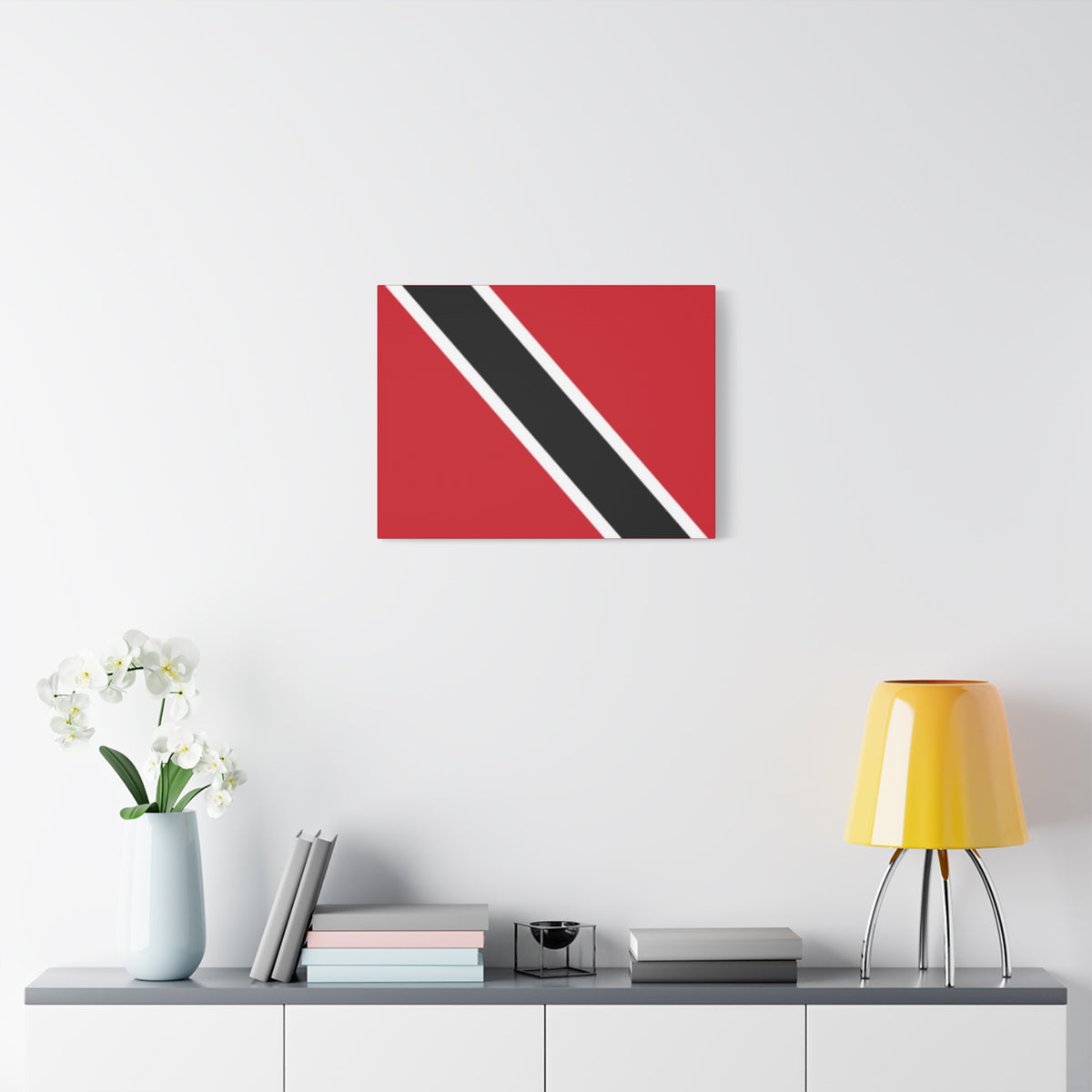 Trinidad and Tobago Country Flag Canvas Vibrant Wall Art Unframed Home Decor-Express Your Love Gifts