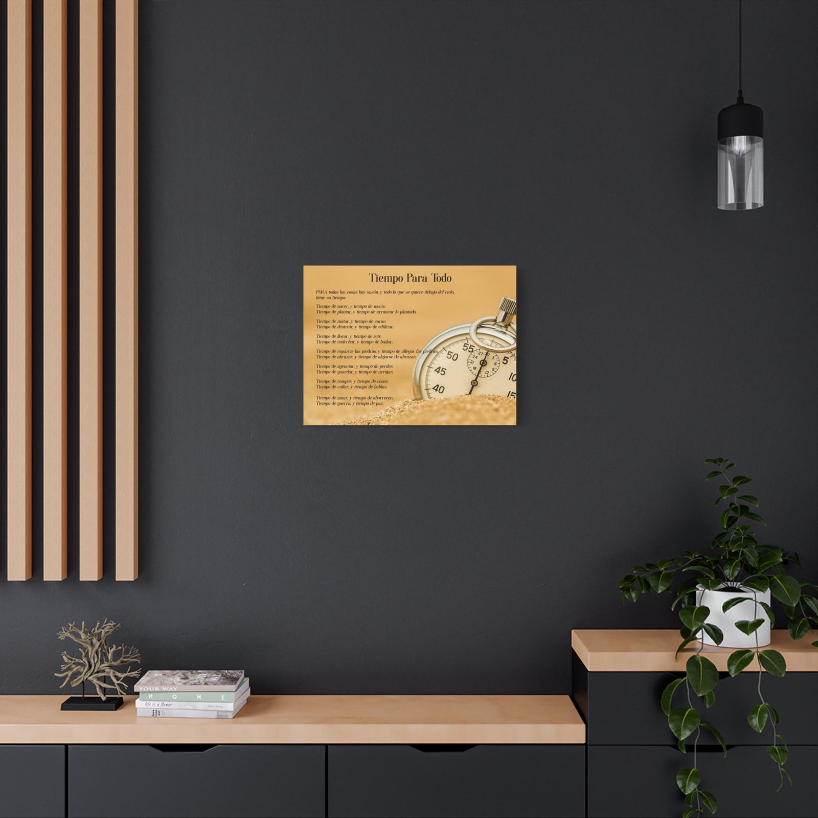 Scripture Walls Tiempo Para Todo Eclesiastés 3:5 Cuadros Cristianos Para Pared En Español, Christian Wall Decor In Spanish, Arte de Jesucristo,-Express Your Love Gifts