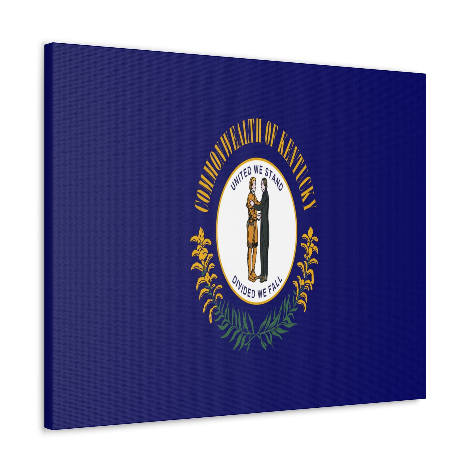 Kentucky Stage Flag Canvas Vibrant Wall Art Unframed Home Decor-Express Your Love Gifts