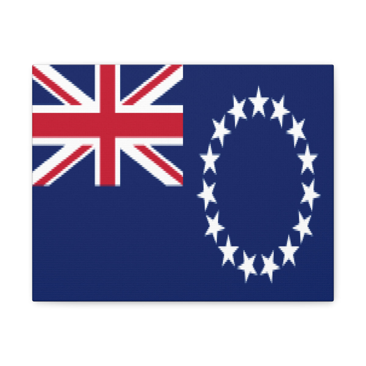 Cook Islands Country Flag Canvas Vibrant Wall Art Unframed Home Decor-Express Your Love Gifts