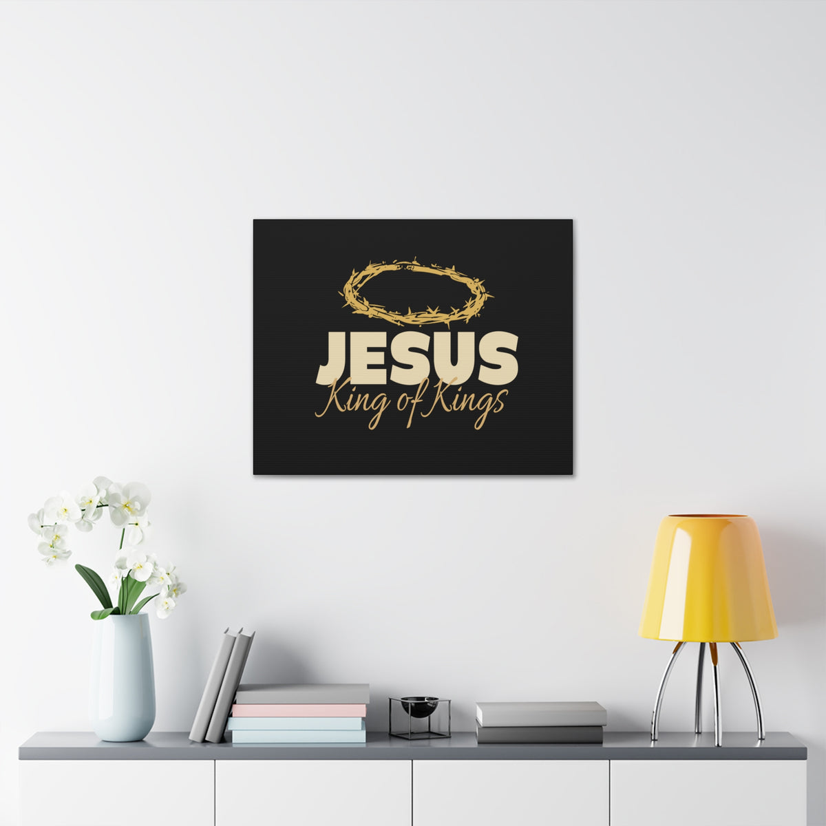 Scripture Walls Jesus King of Kings Revelation 17:14 Bible Verse Canvas Christian Wall Art Ready to Hang Unframed-Express Your Love Gifts