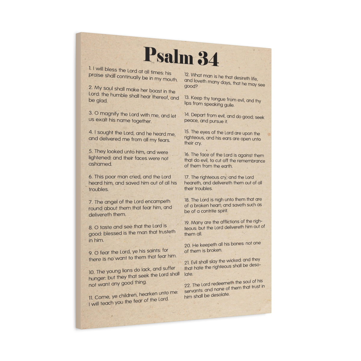 Scripture Walls Brokenness to Wholeness Psalm 34:3 Christian Wall Art Print Ready to Hang-Express Your Love Gifts