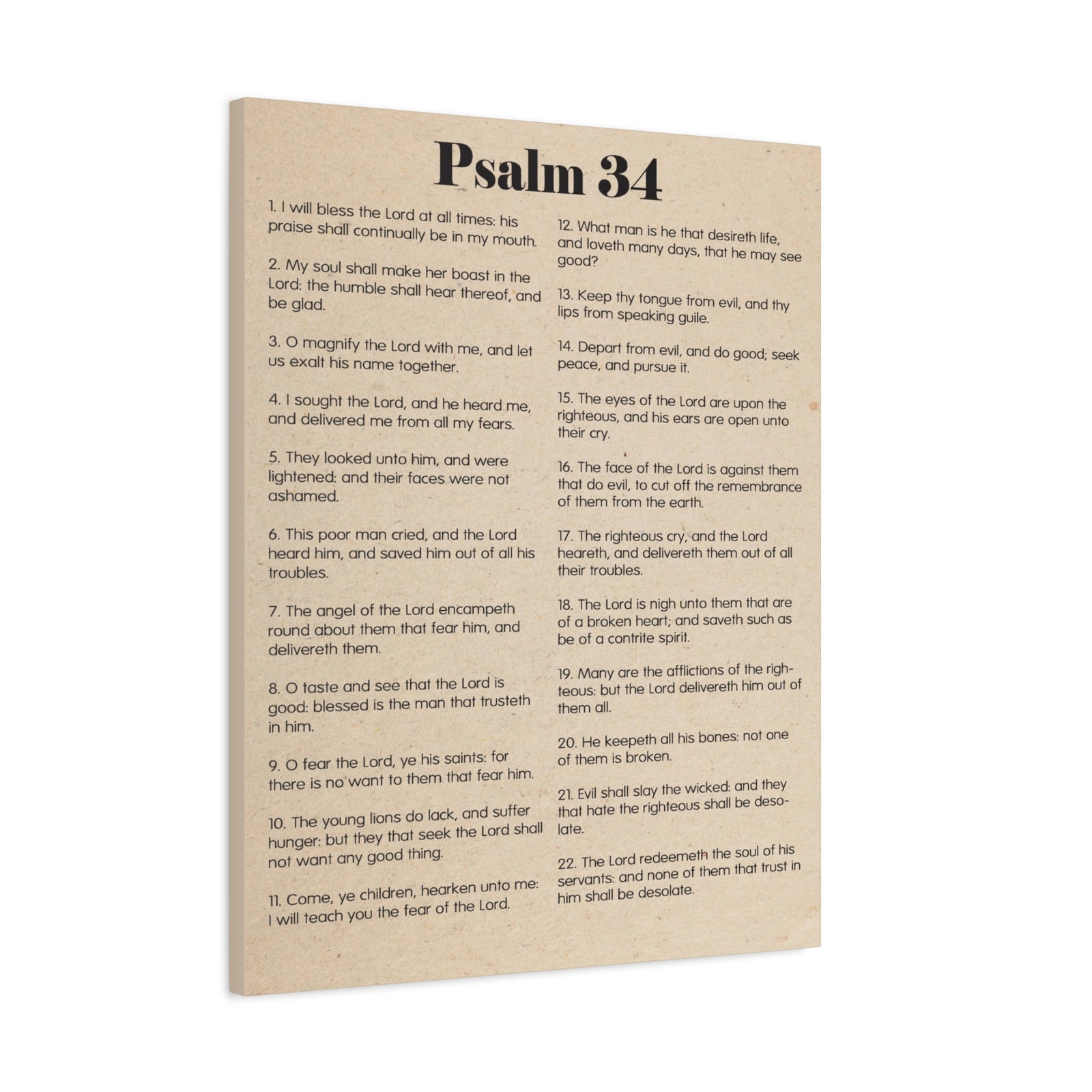 Scripture Walls Brokenness to Wholeness Psalm 34:3 Christian Wall Art Print Ready to Hang-Express Your Love Gifts