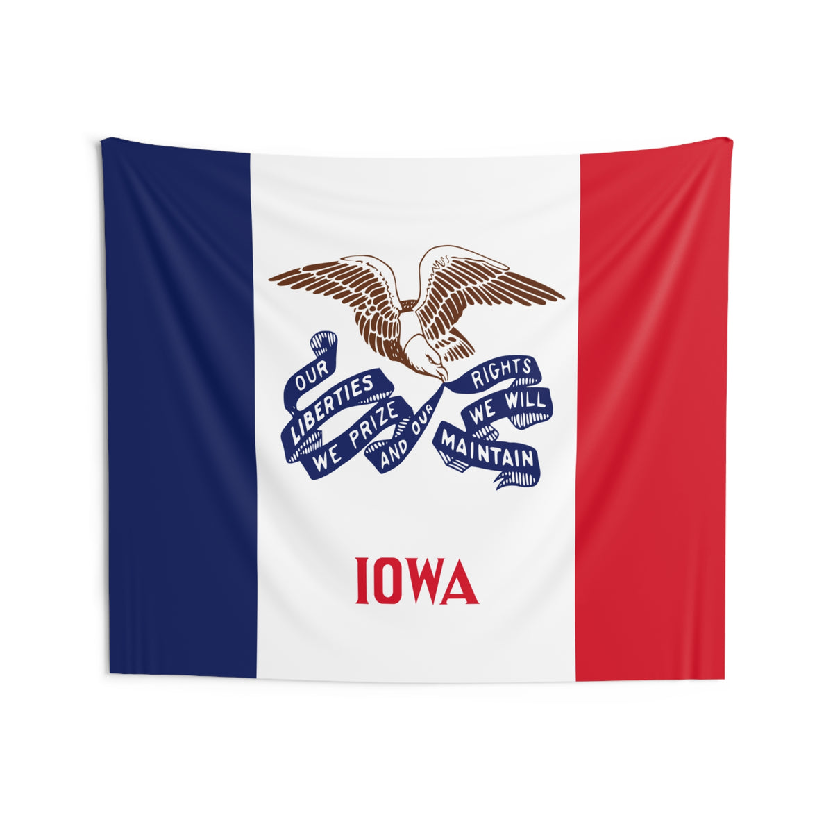 Iowa State Flag Wall Hanging Tapestry-Express Your Love Gifts