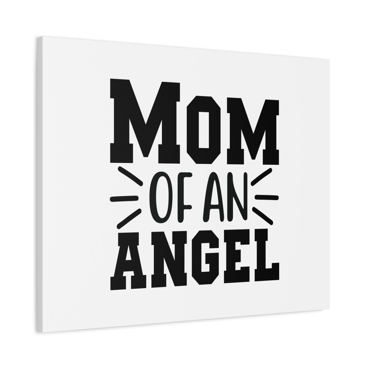 Scripture Canvas Mom Of An Angel Psalm 127:3 Christian Wall Art Bible Verse Print Ready to Hang-Express Your Love Gifts