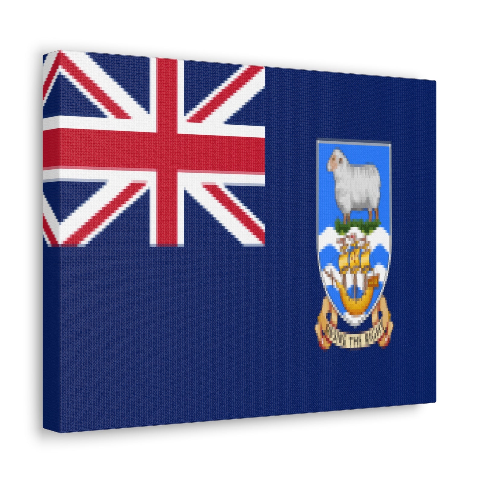 Falkland Islands Country Flag Canvas Vibrant Wall Art Unframed Home Decor-Express Your Love Gifts