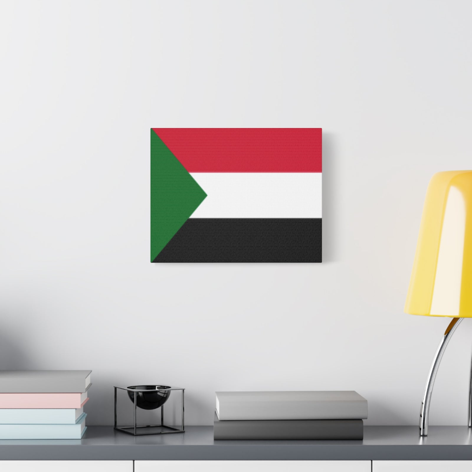 Sudan Country Flag Canvas Vibrant Wall Art Unframed Home Decor-Express Your Love Gifts